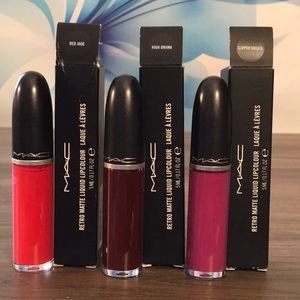 3 MAC Retro Matte Liquid Lipstick Lot! BNIB!